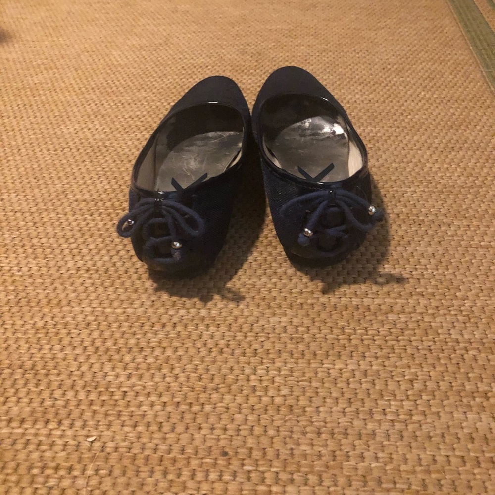 Navy flats